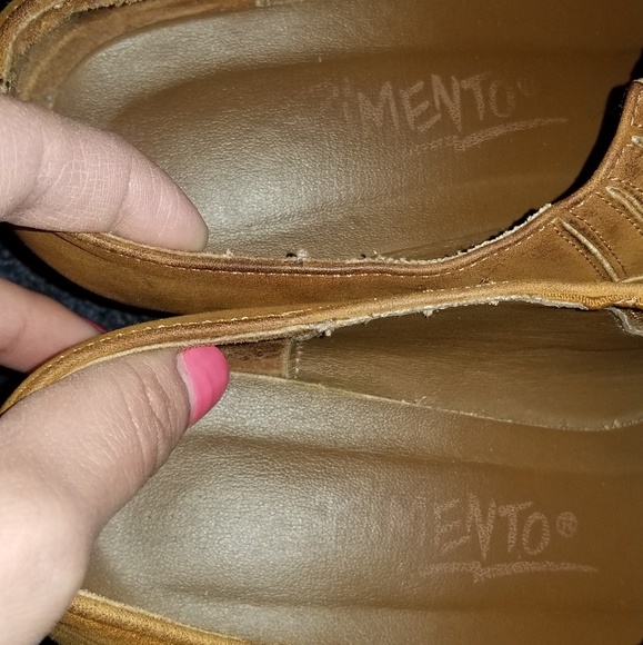 2×$20 Pimento Camel Suede Ankle Booties Pointy 6 - Picture 6 of 8